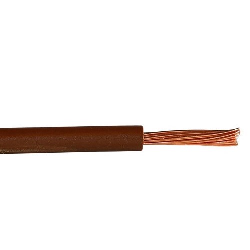 RQ 70°C 750V 6,0mm2 H07 Z-K BRUN Halogenfri Elis Elektro