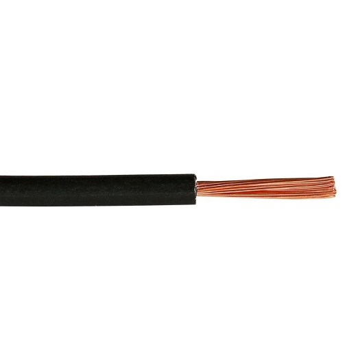 RQ 70°C 750V 6,0mm2 H07 Z-K SORT Halogenfri Elis Elektro
