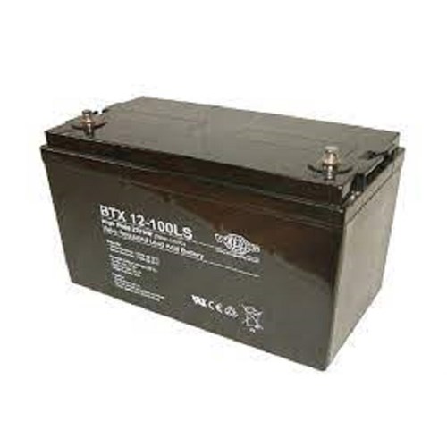 BATTERI BTX 12-100LS 12V 100ah m/skrutilkobling for ups/alarm