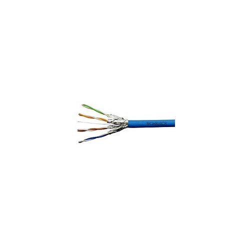 CAT6A U-FTP 4P LSOH 4x2xAWG23/1, 300MHz BLÅ 500M trommel