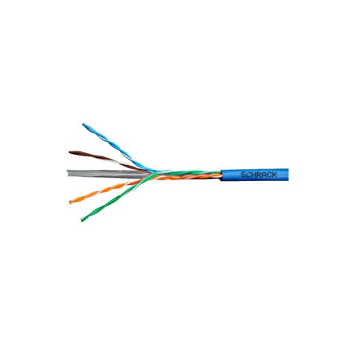 CAT6 U-UTP 4P LSOH 4x2xAWG23/1, 300MHz BLÅ 500M