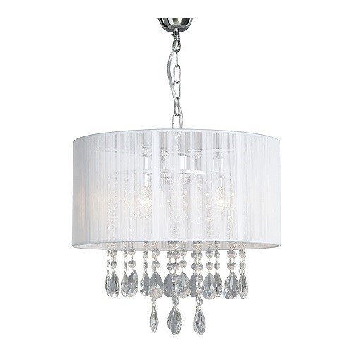 TAKPENDEL HERTUG HVIT/KROM E14 MS BELYSNING