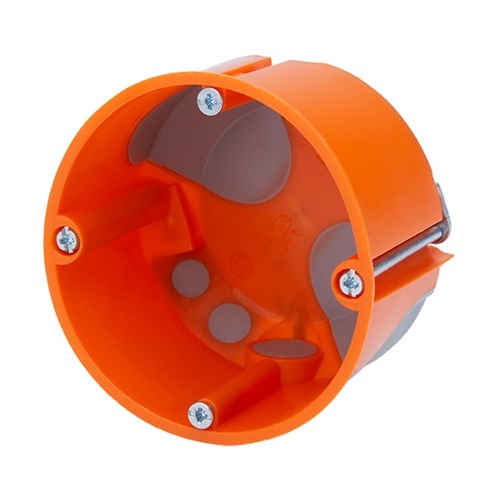 VEGGBOKS E2700 MED MEMBRANN Ø 68 mm ORANGE F-TRONIC