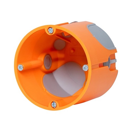 VEGGBOKS E3700 MED MEMBRANN Ø 68 mm d=62mm ORANGE F-TRONIC