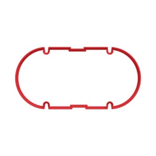 Utforingsring 6mm dobbelboks for Flexi veggboks Rød Elko