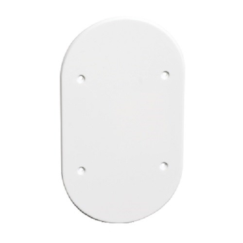 Vegglokk slett for dobbel veggboks hvit SCHNEIDER ELECTRIC 20055799