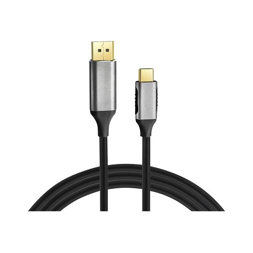 Elivi USB C til DisplayPort kabel 2meter Svart, 4k@60hz