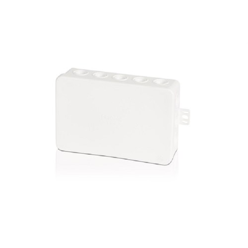 KOBLINGSBOKS E-128W 134x89x40 TOM HVIT IP54