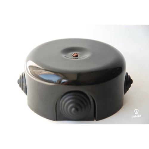 KOBLINGSBOKS Porselen 90x45 TOM SORT IP44