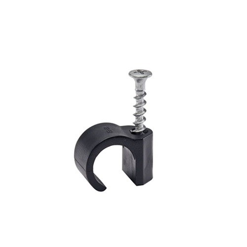 KLIPS 18-22 SORT MED SKRUE 40mm INNE og UTE Egant