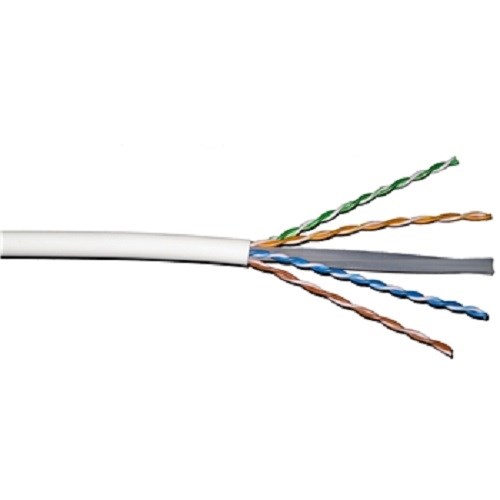 Cat6 1X4 PAR U/UTP LSOH Hvit Tynn 5.8mm 305M