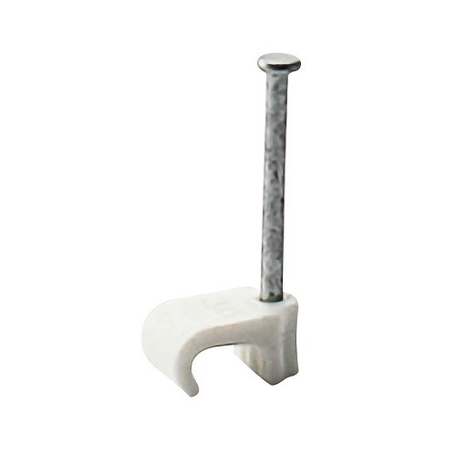 KLIPS C 3x5 HVIT C4 SPIKER 2,0x20 HVIT INNE og UTE