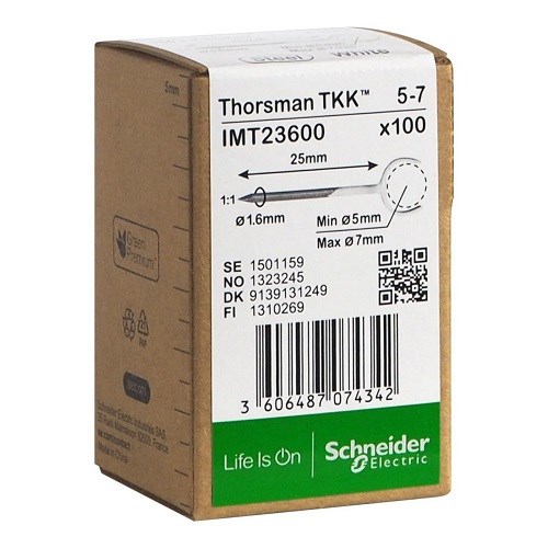 APK KLAMMER TKK 5-7 (20ish) 25MM STIFT SCHNEIDER ELECTRIC