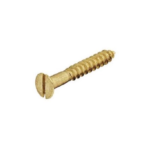 TRESKRUE MED SENKHODE 3.5x50 DIN 95 MESSING