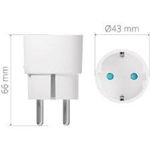 Smart plug on/off,16A,mesh,BT SPR-01 Hvit Plejd