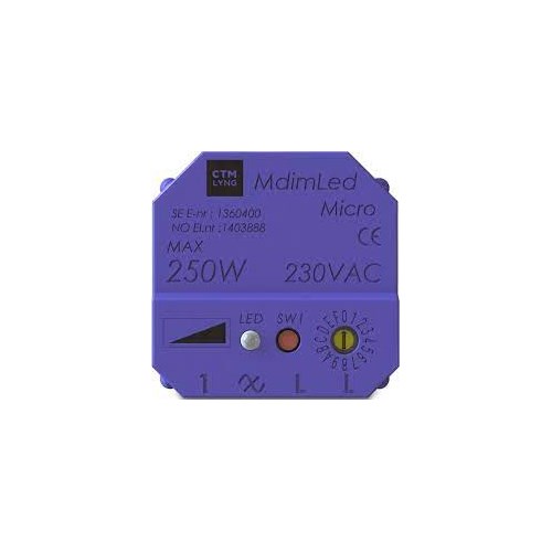 DIMMER MDimLed Micro  3-250W CTM LYNG AS