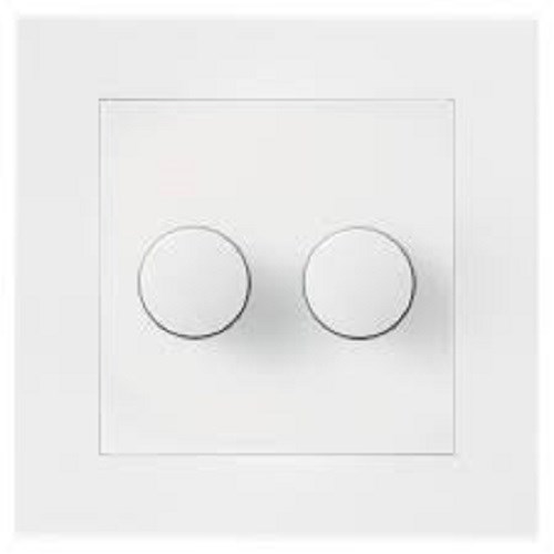 DIMMER Duo LED 2x250W 1-pol HVIT Unilamp