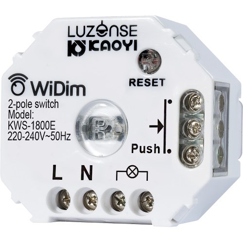 BRYTER WiDim C WiFi-Switch 8A 2-pol Unilamp