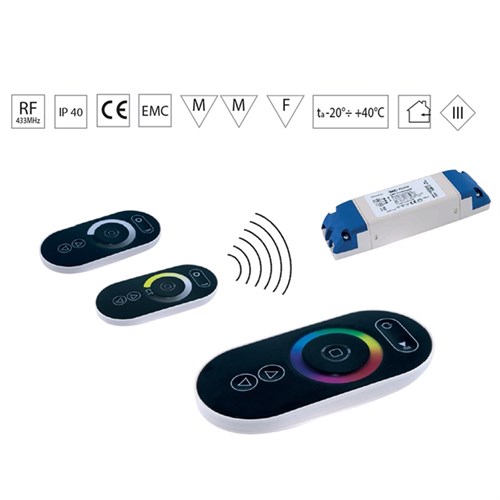 FJERNKONTROLL RGB FOR WIFI CONTROLLER A40RC433CT0N