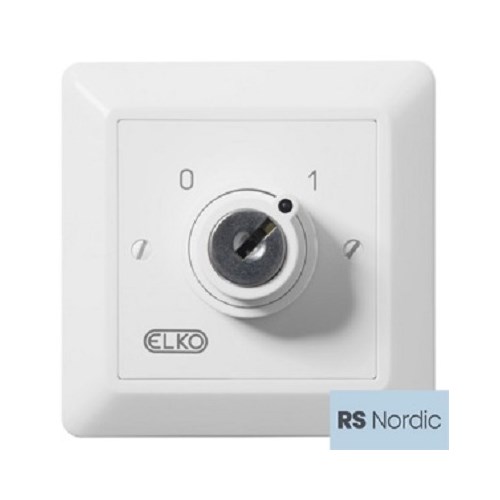 BRYTER RS 16/2P dreiebryter INNFELT NORDIC HVIT Elko