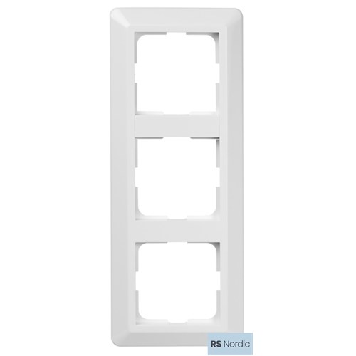 KOMBINASJONSPLATE 3 HULL 90MM RS NORDIC HVIT Elko