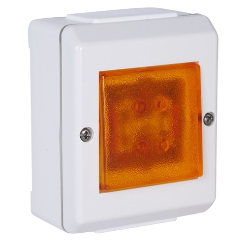 BRYTER S16/6 Vekselvender MED LYS IP55 NORDIC HVIT Elko