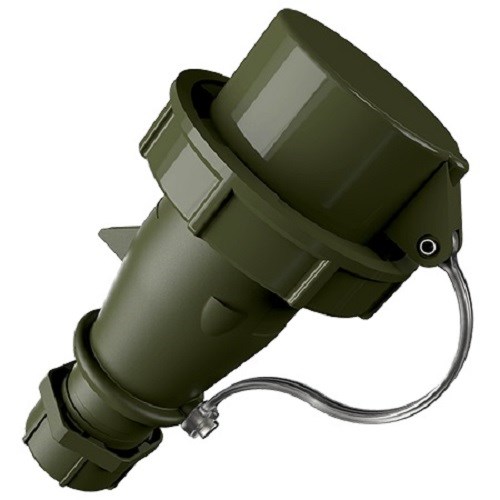Støpsel Rundstift AM-TOP TM 24770 432-6 32A 400V 5p Grønn IP67