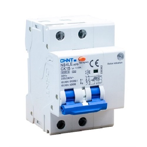 JORDFEILAUTOMAT MED LYSBUEVERN 15-2 CK 30mA 3 MODUL Chint