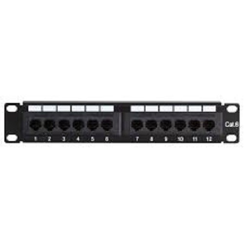 PATCH PANEL 10" CAT6 UTP 12 PORT