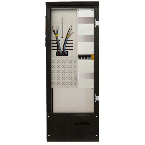Målerskap bakke TKS Neozed TKS 1M TN 25A-63A 43 Bredde Sort m/klemmer95
