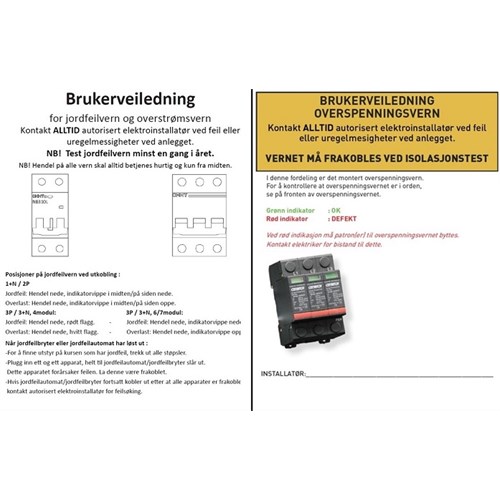 KLISTREMERKE JORDFEILAUTOMAT CENIKA