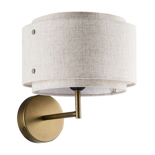 VEGGLAMPE Takai 25W E27 Lys Beige Nordlux
