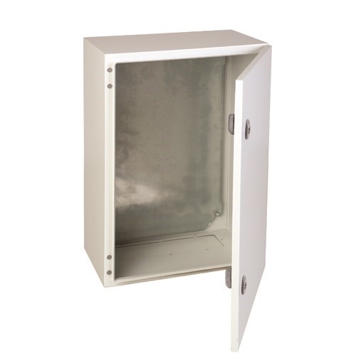 APPARATSKAP MED PLATE. 600X600X200 IP65