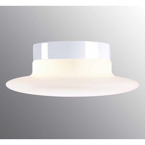 Takbeslag Porselen Cairo Large vit IP44 Ø340 höjd 133 mm rak 12W Dali Ifø