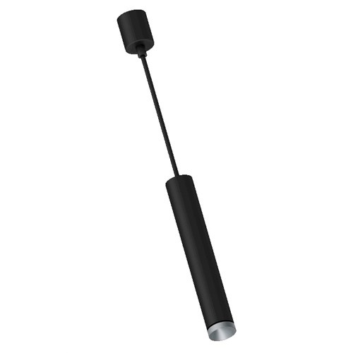 TAKPENDEL Pointer SM 9,2W 500Lm 2700K cs 35° dim M.Sort/Sølv IP20