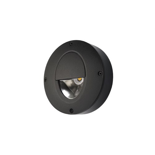 VEGGLAMPE CALLISTO WALL 4W 3000K 230V SORT IP65 Sg Armaturen