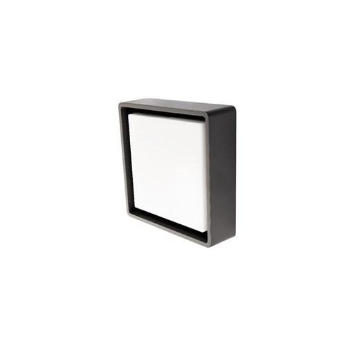 UTELAMPE Frame Square 7W 630lm 3000K Grafitt IP66 Sg Armaturen