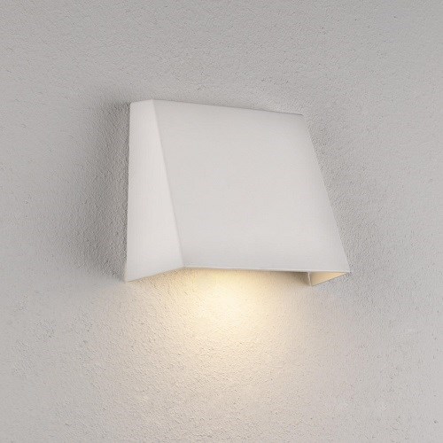 Utelampe Vegg Edge 4W 215lm 3000K Hvit IP65 Hidealite