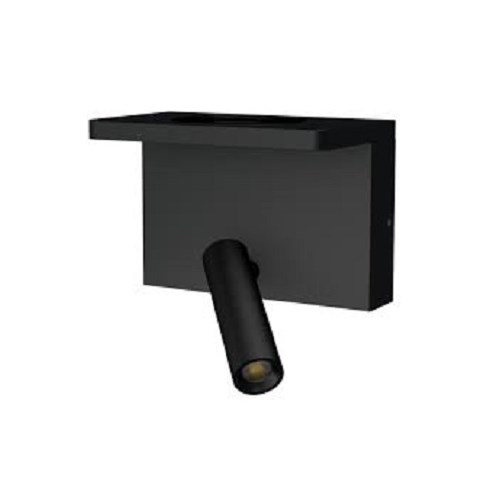 Vegglampe Bedside Charge USB A+C  3W 178lm 2700K 230V Sort Aneta