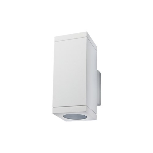 UTELAMPE VEGG OPP/NED ECHO 2X3W LED HVIT IP54 SG ARMATUREN