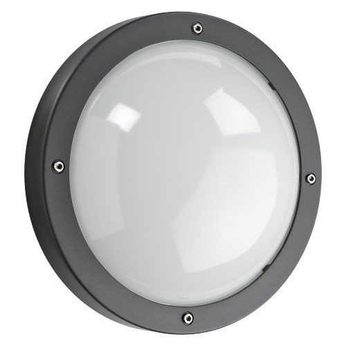 UTELAMPE PRIMO LED 10W 740lm 3000K Grafitt IP65 Sg Armaturen