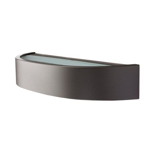 UTELAMPE VEGG CURVE 7W 520lm 3000K Grafitt IP65 Sg Armaturen