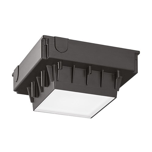 Utelampe Innfelt FOG 200 Square 26,5W 2920lm 3000K Sort IP65 Landa