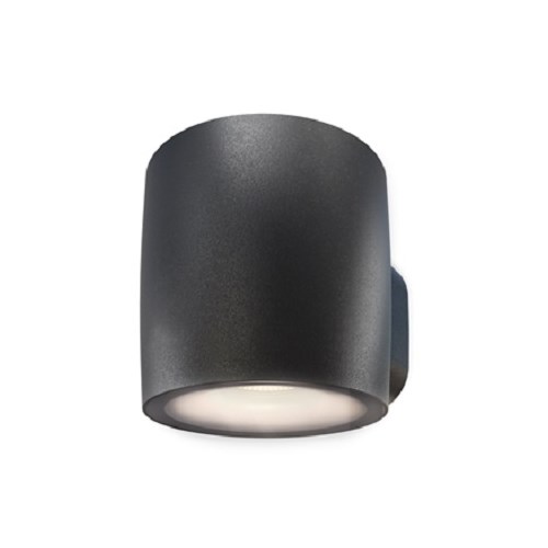 UTELAMPE VEGG OPP/NED 8,3W 2x300lm 2000–4000K Sort IP44 Plejd