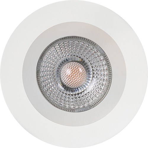 DOWNLIGHT Inntrukket Rind 8W 600lm 2700K Matt Hvit IP44