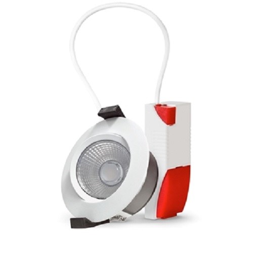 Downlight Switch Gyro 8W 775lm 2700-3000K Matt Hvit IP44