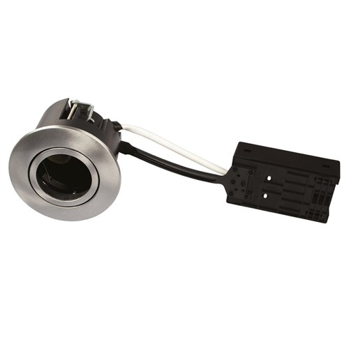 DOWNLIGHT RUND  LUNA GU10 u/Pære Børstet Stål Scan Products