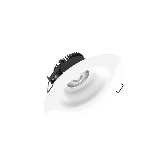 Downlight Linea 120 HV-FD 10,3W 800lm 3000K 40° ws Hvit IP44 Illuxtron