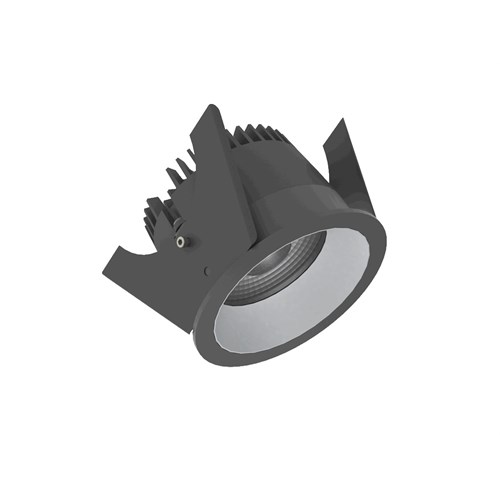Downlight Strada 75 HV-FD 10,5W 800lm 2700K 230V 40º CRI93 cs Sort/Sølv