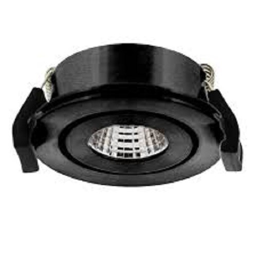 DOWNLIGHT VENICE COB 3,3W 2700K 300LM MATT SORT IP44 Klemko